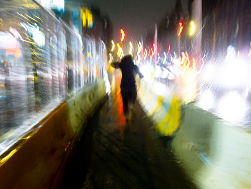 running through Manhattan rain, courtesy http://www.flickr.com/photos/zokuga/6201265728